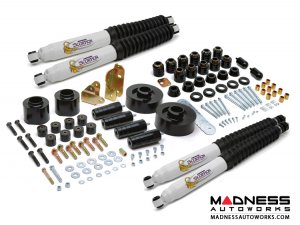 Jeep Wrangler TJ Combo Lift Kit - 3" Lift & 1" Body w/ Shocks - 4" Jeep Wrangler TJ Combo Lift Kit - 3" Lift & 1" Body w/ Shocks - 4"